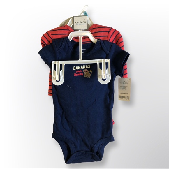 Brand new set of Carter’s Boys 6 months set. This set 3 set monkey 🐒 🐵 - Picture 4 of 7